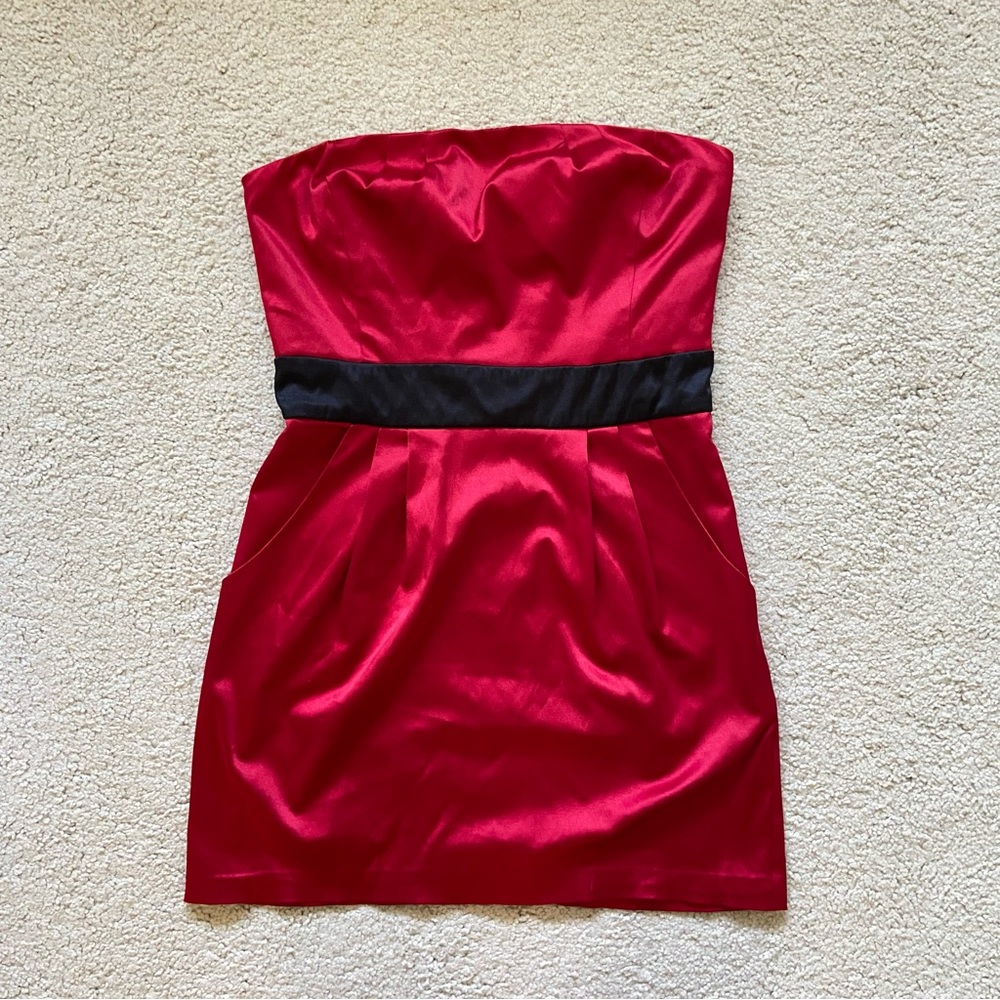 y2k Red Mini Dress